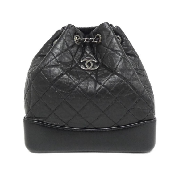 CHANEL Handbags - CHANEL Gabrielle Mini Backpack Chain Bag in Quilted Black Leather